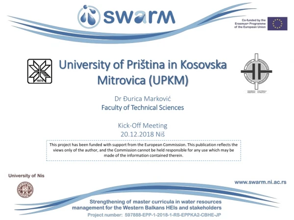University of Priština in Kosovska Mitrovica (UPKM)