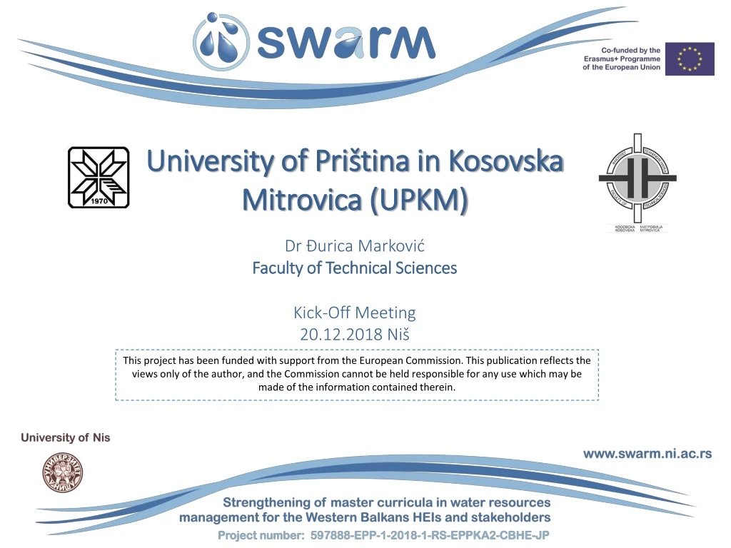 university of pri tina in kosovska mitrovica upkm