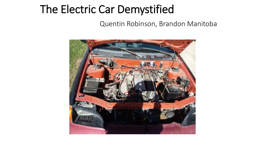 the electric car demystified quentin robinson brandon manitoba