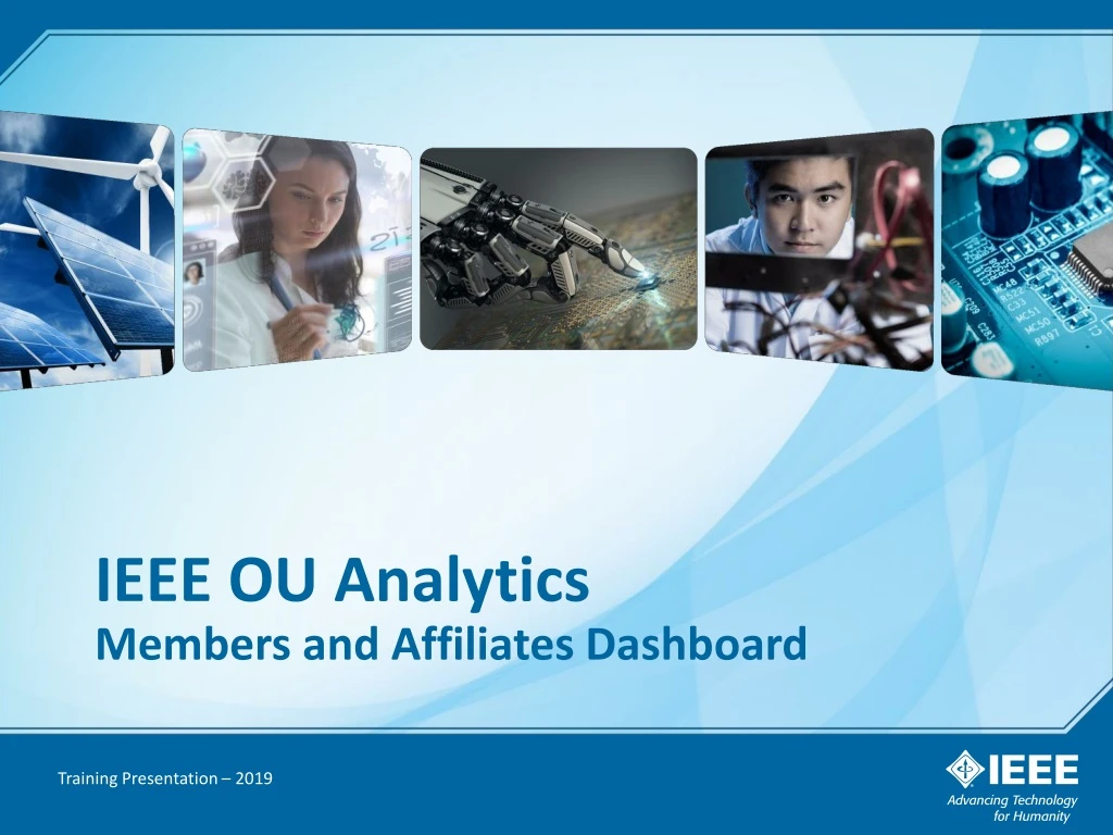 ieee ou analytics members and affiliates dashboard