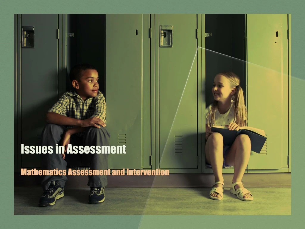 issues in assessment