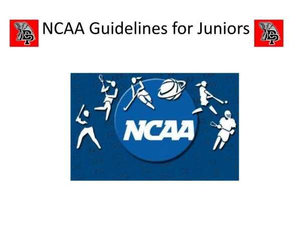 NCAA Guidelines for Juniors