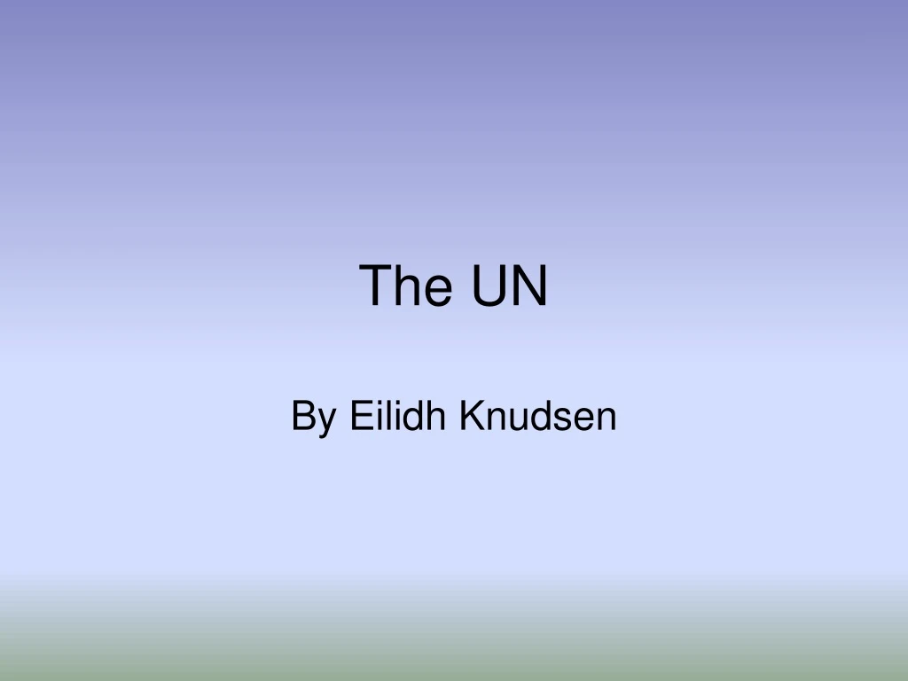 the un