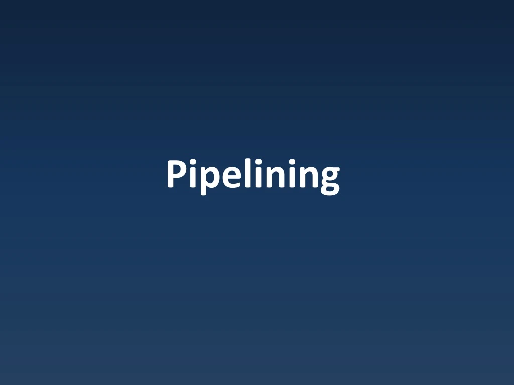 pipelining