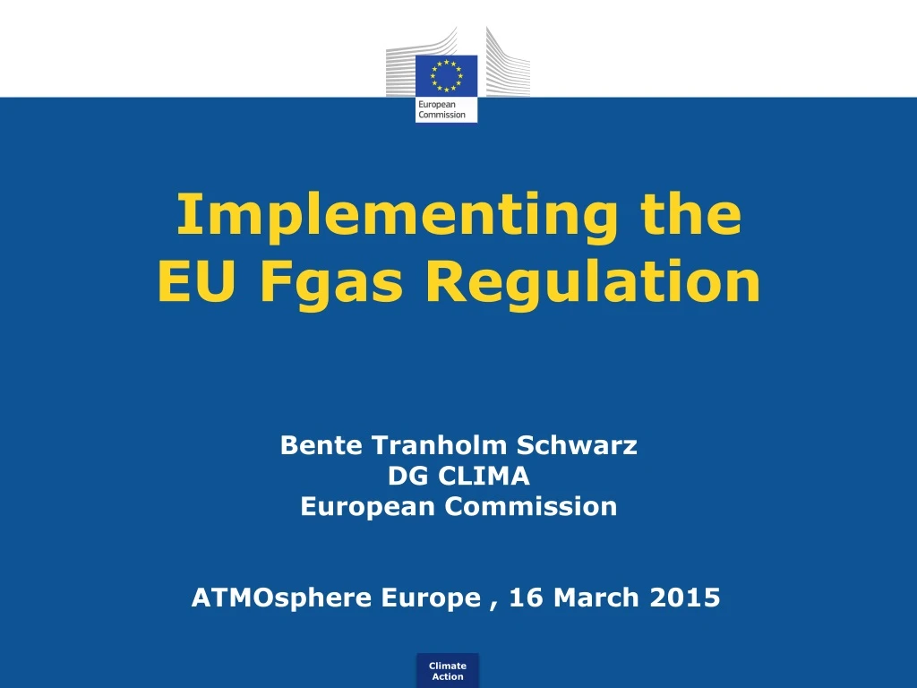 implementing the eu fgas regulation bente