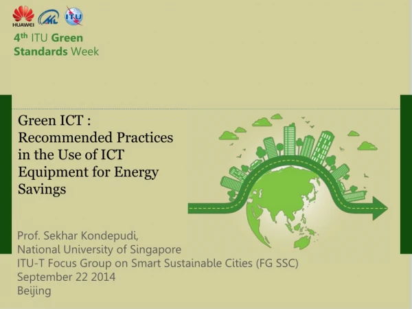 Green ICT : Recommended Practices in the Use of ICT Equipment for Energy Savings