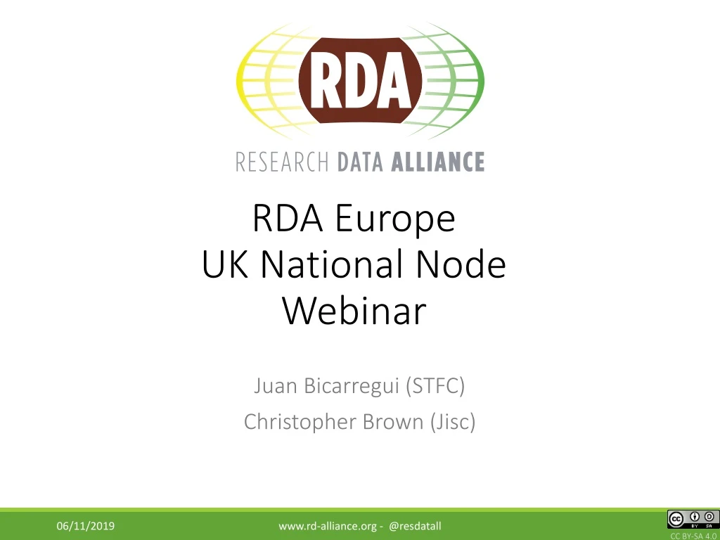 rda europe uk national node webinar