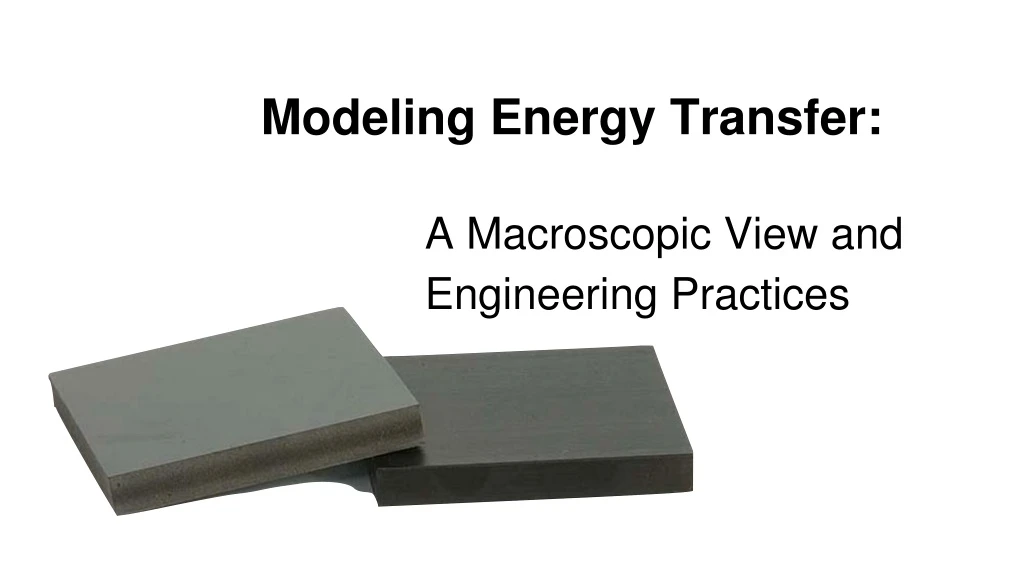 modeling energy transfer