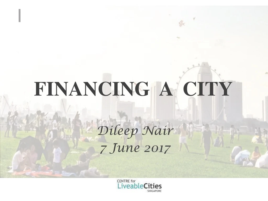 financing a city