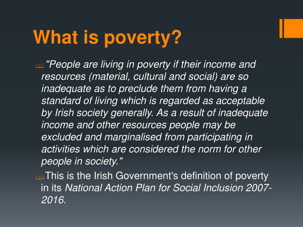 what is poverty