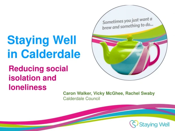 Staying Well in Calderdale