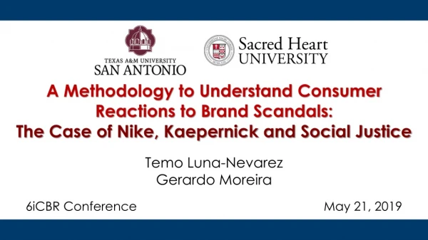A Methodology to Understand Consumer Reactions to Brand Scandals: