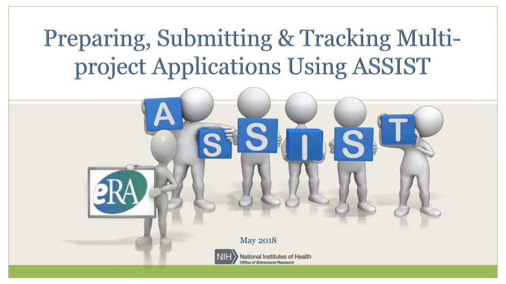 preparing submitting tracking multi project applications using assist