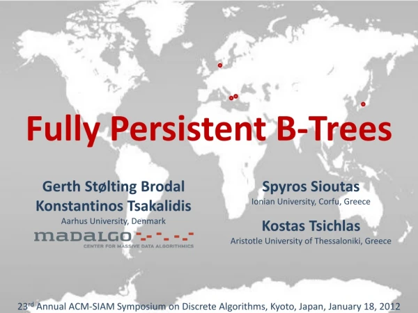 Fully Persistent B-Trees
