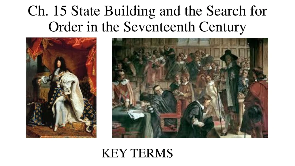ch 15 state building and the search for order in the seventeenth century
