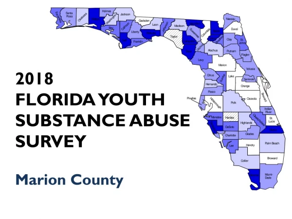 2018 FLORIDA YOUTH SUBSTANCE ABUSE SURVEY