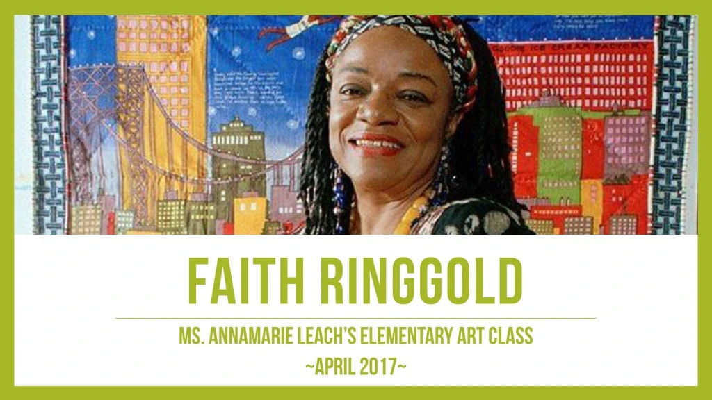 faith ringgold