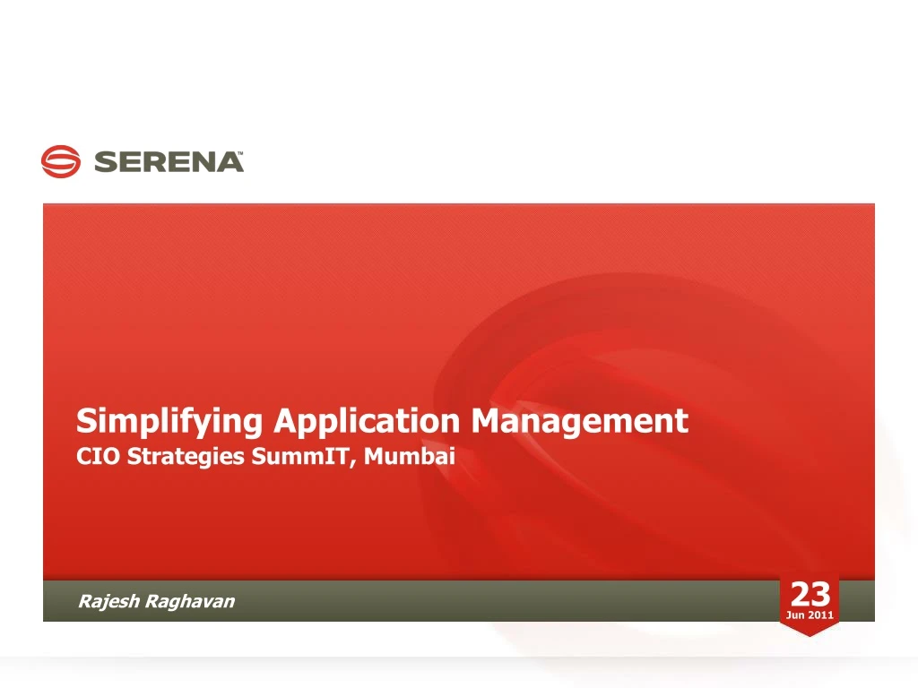 simplifying application management