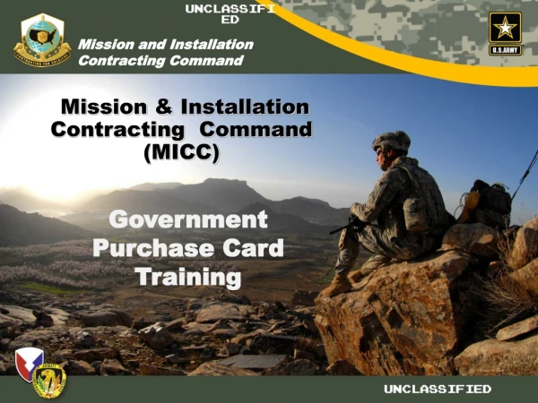 Government Purchase Card Training