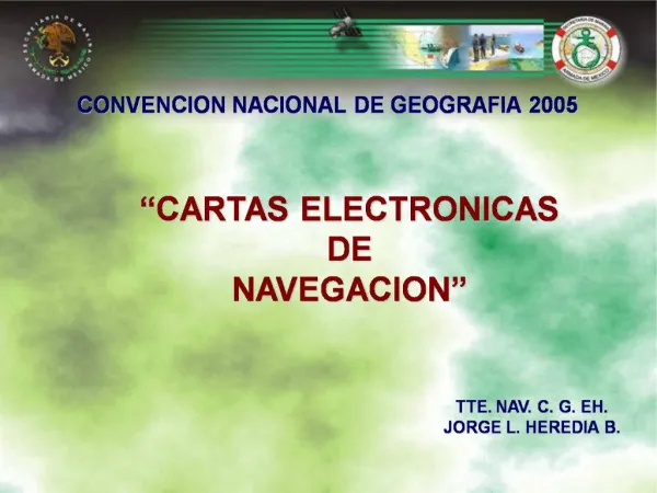 CONVENCION NACIONAL DE GEOGRAFIA 2005