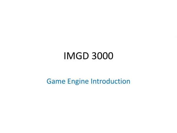 IMGD 3000