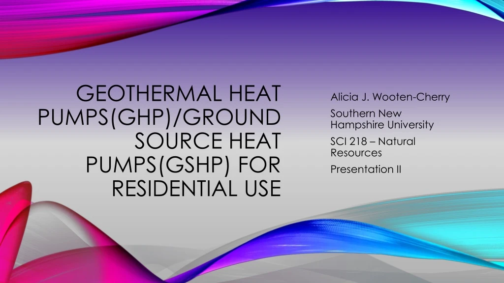 geothermal heat pumps ghp ground source heat pumps gshp for residential use