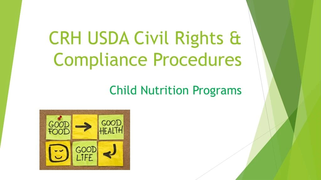 crh usda civil rights compliance procedures