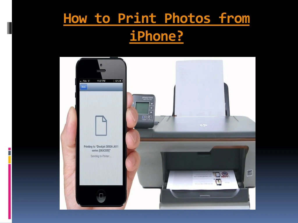 how to print photos from iphone