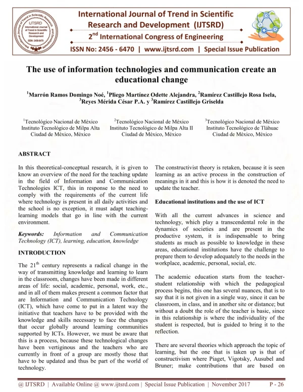 international research 2 nd international
