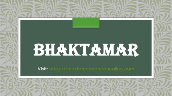 bhaktamar