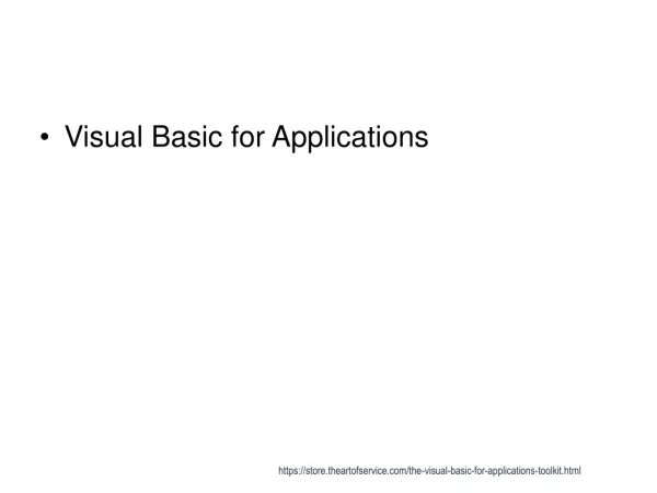 Visual Basic for Applications