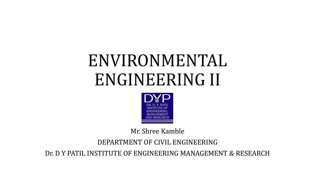 environmental engineering ii