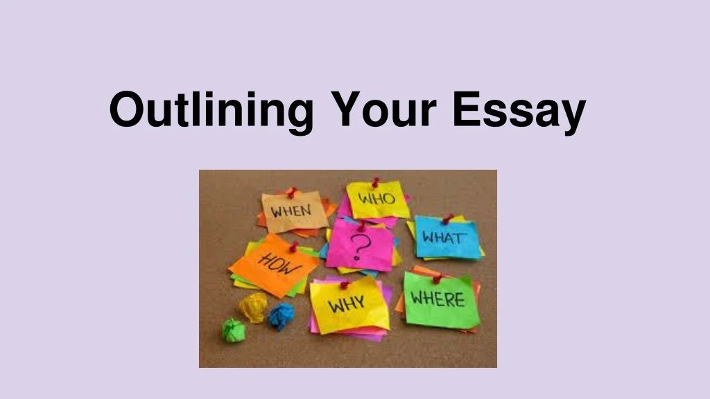outlining your essay