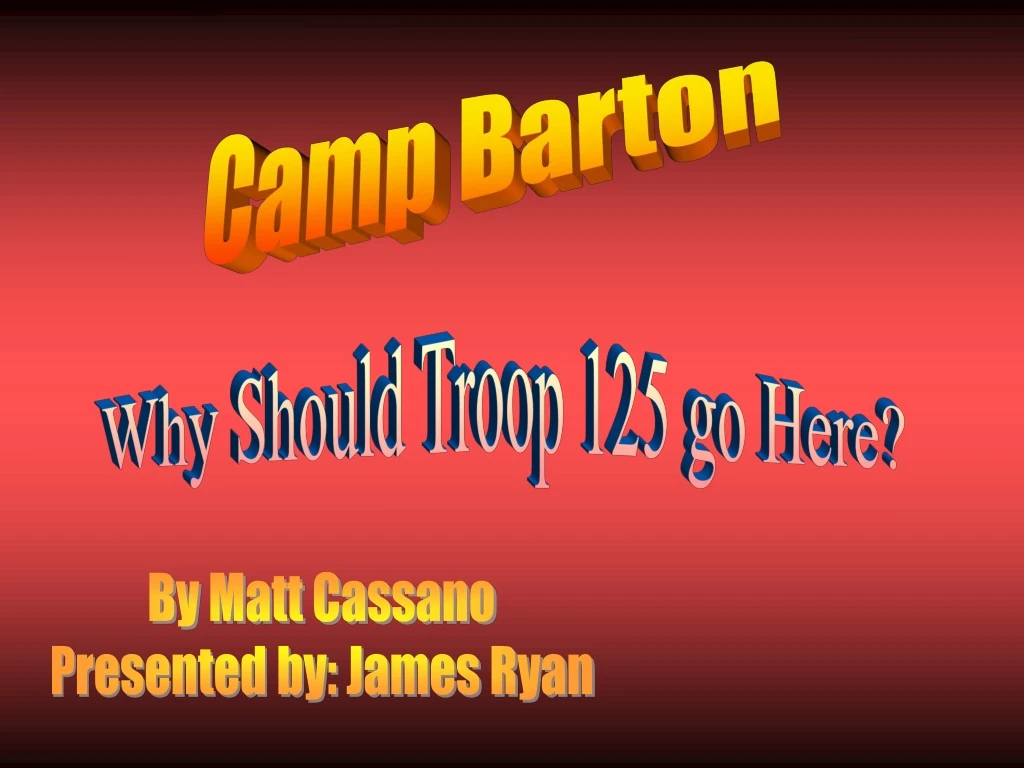 camp barton