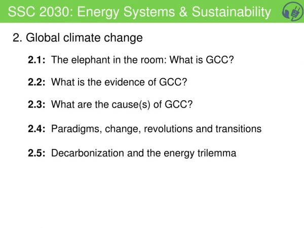 SSC 2030: Energy Systems &amp; Sustainability