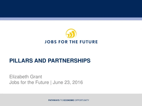 Elizabeth Grant Jobs for the Future | June 23, 2016