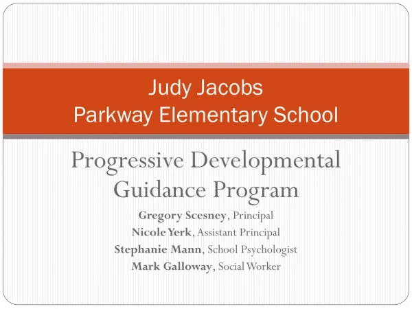 Judy Jacobs Parkway Elementary School