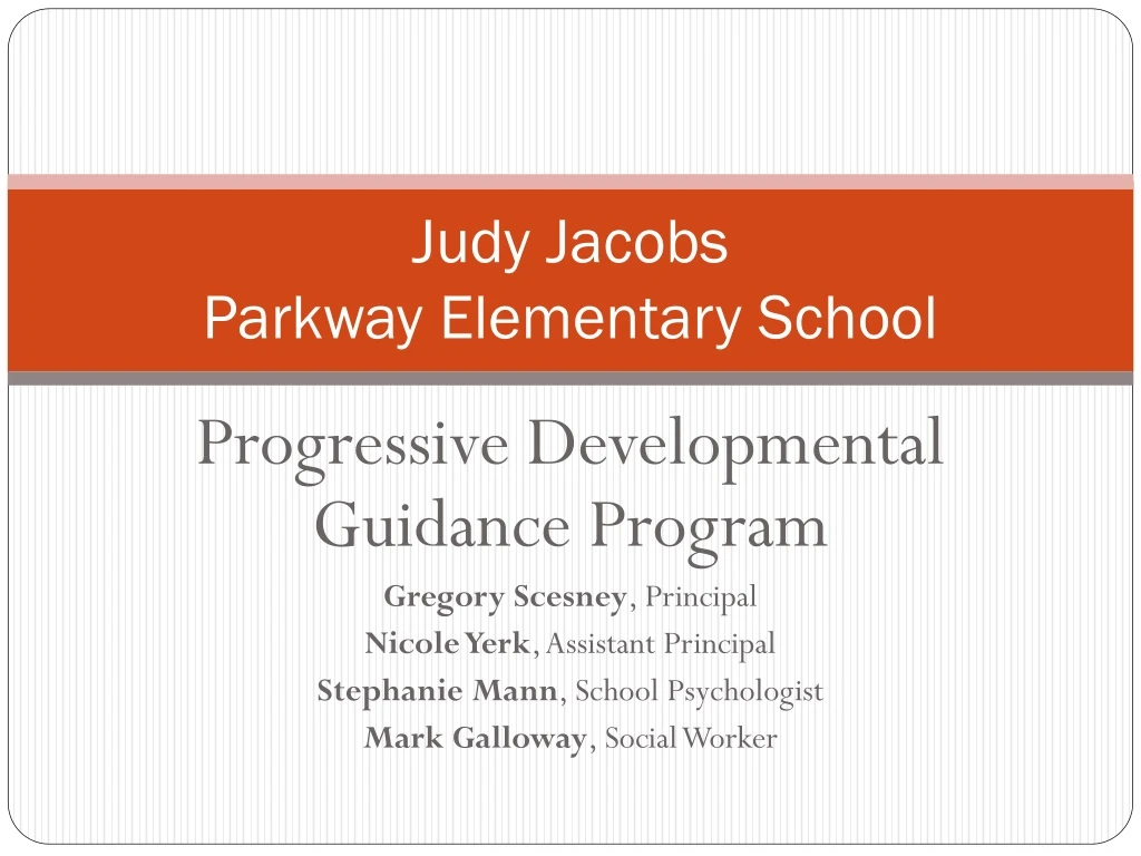judy jacobs parkway elementary school