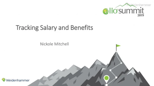 Tracking Salary and Benefits