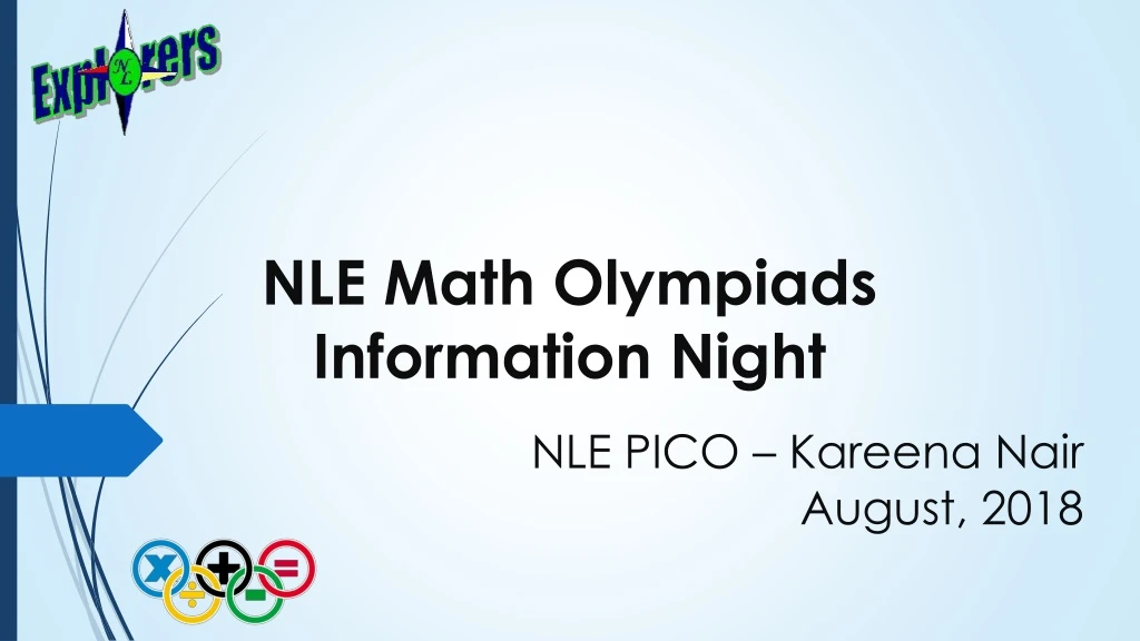 nle math olympiads information night nle pico kareena nair august 2018