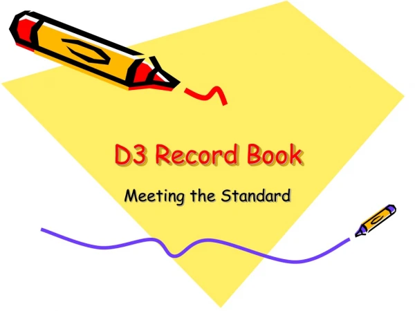 D3 Record Book