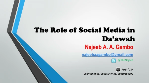The Role of Social Media in Da’awah