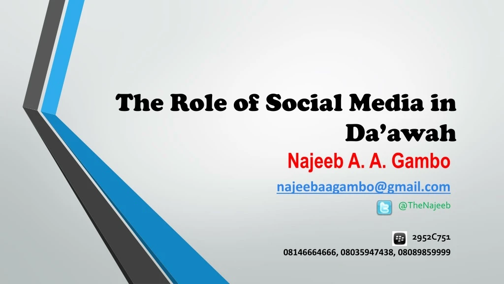 the role of social media in da awah