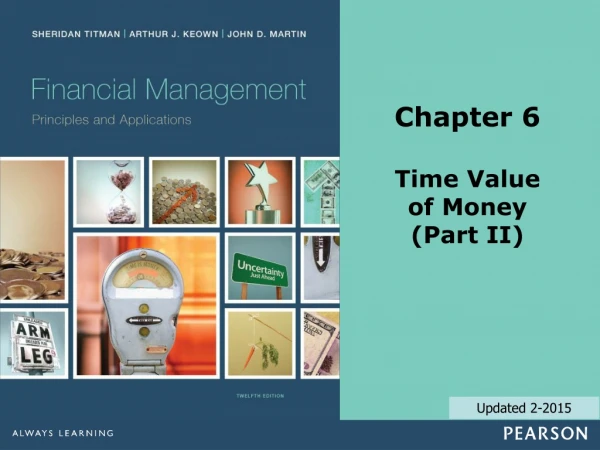 Chapter 6 Time Value of Money (Part II)