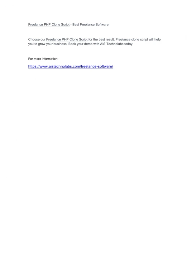 freelance php clone script best freelance software