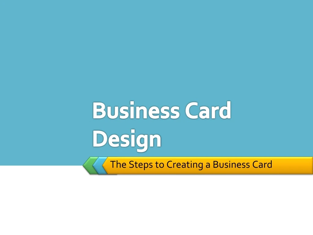 business card design