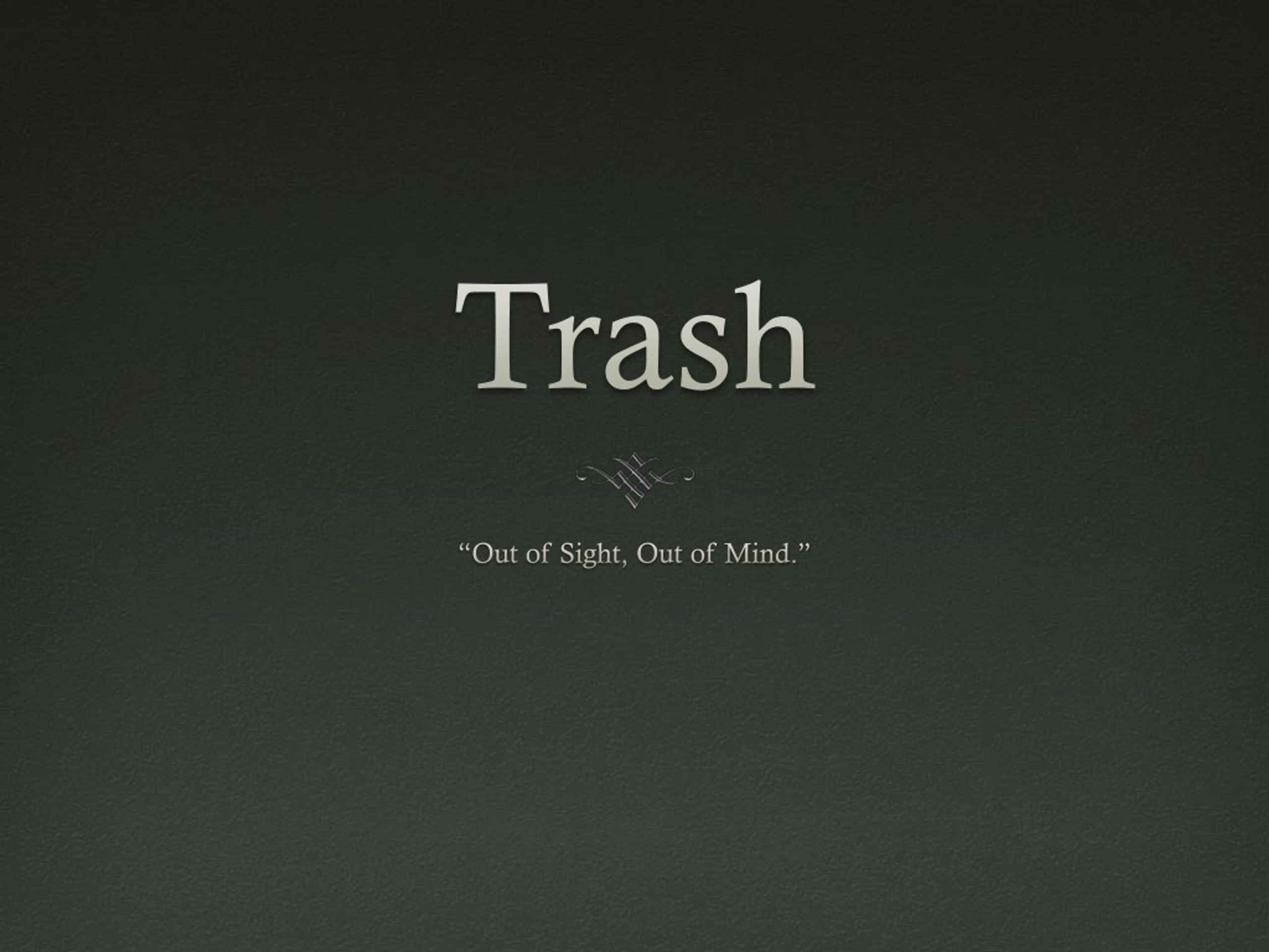 Trash Troubles: Impact and Solutions - slide 1