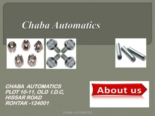 Chaba Automatics