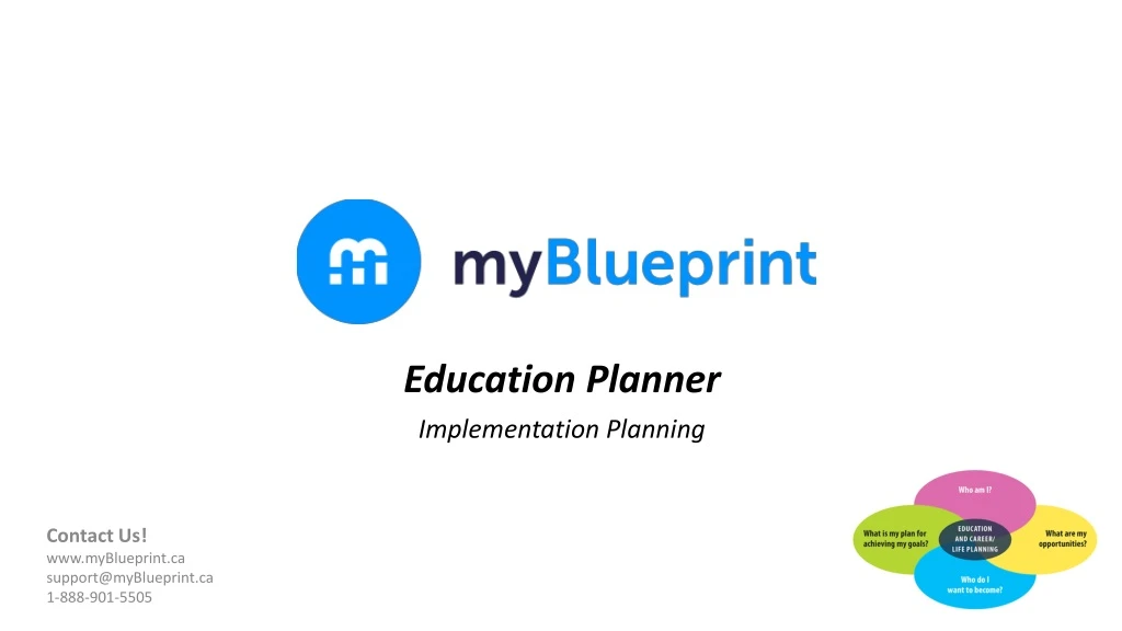 education planner implementation planning