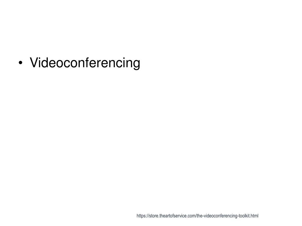 videoconferencing